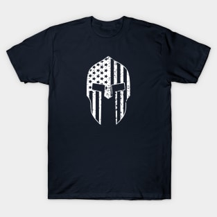 Distressed Spartan Helmet T-Shirt